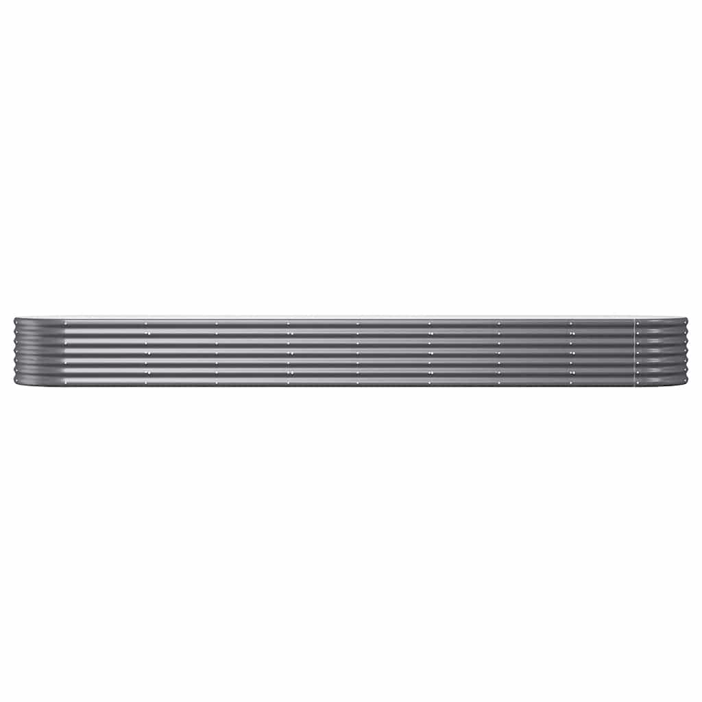 Hochbeet Verzinkter Stahl 368x80x36 cm Anthrazit