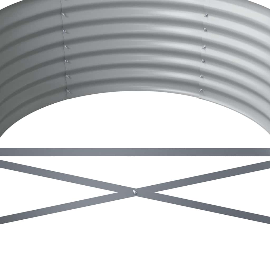 Hochbeet Verzinkter Stahl 368x80x36 cm Anthrazit