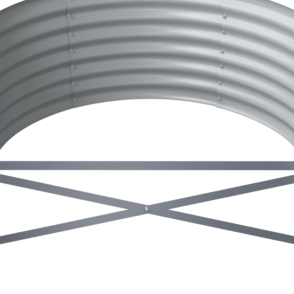 Hochbeet Verzinkter Stahl 512x80x36 cm Anthrazit