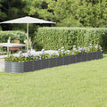 Hochbeet Verzinkter Stahl 512x80x36 cm Anthrazit