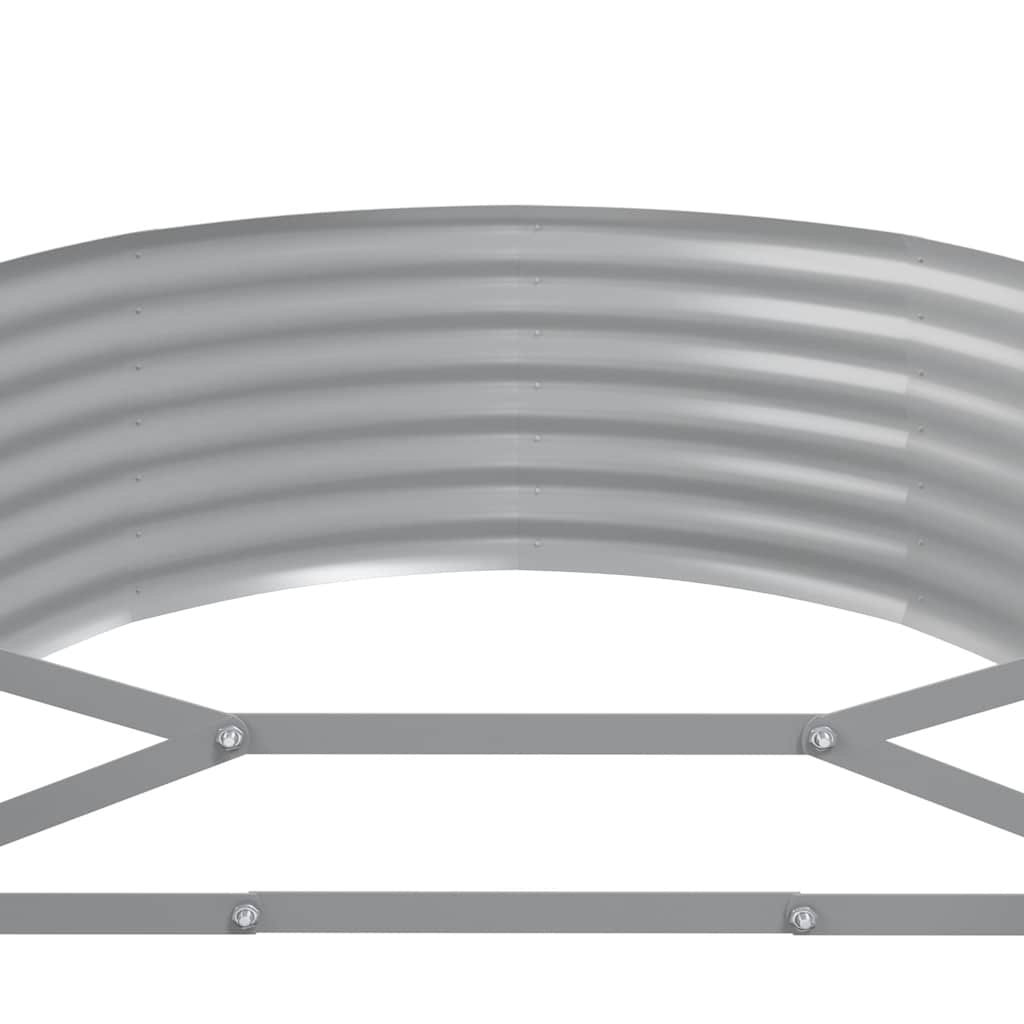 Hochbeet Verzinkter Stahl 249x100x36 cm Anthrazit