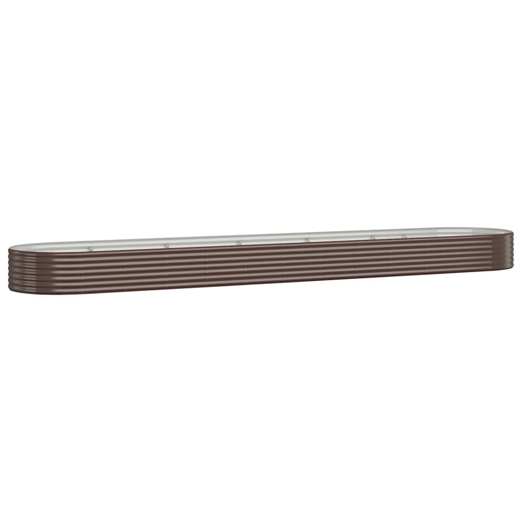 Hochbeet Verzinkter Stahl 507x100x36 cm Braun