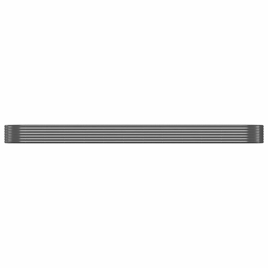 Hochbeet Verzinkter Stahl 507x100x36 cm Anthrazit