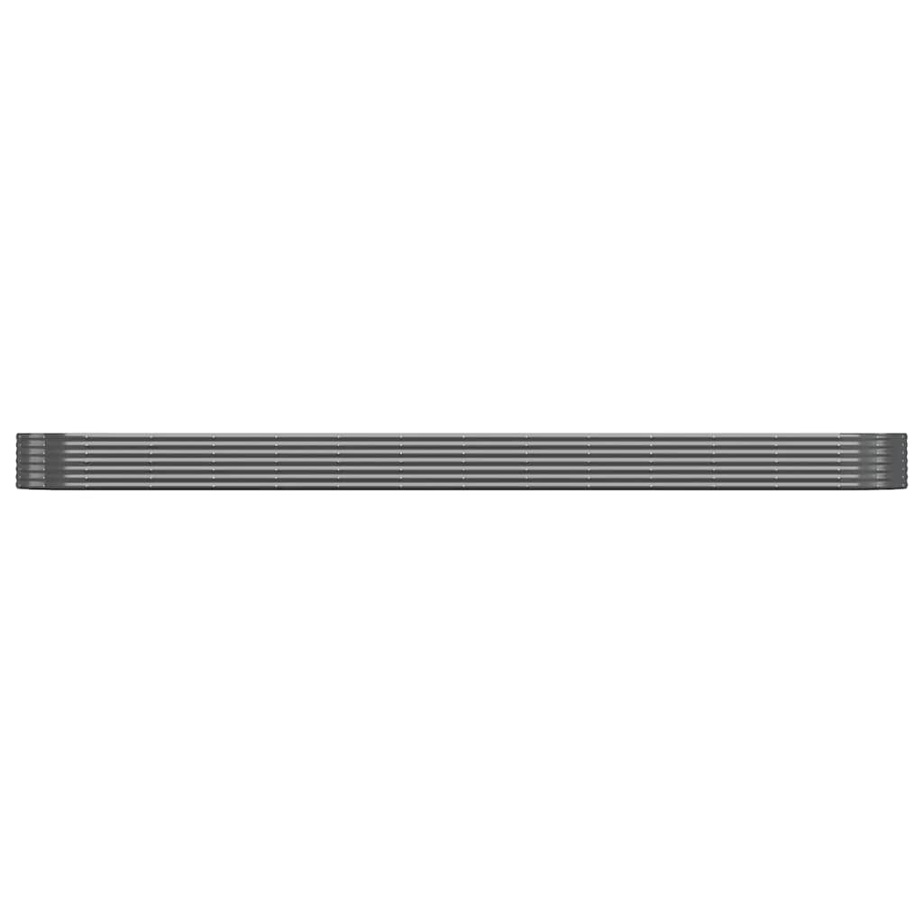 Hochbeet Verzinkter Stahl 544x100x36 cm Anthrazit