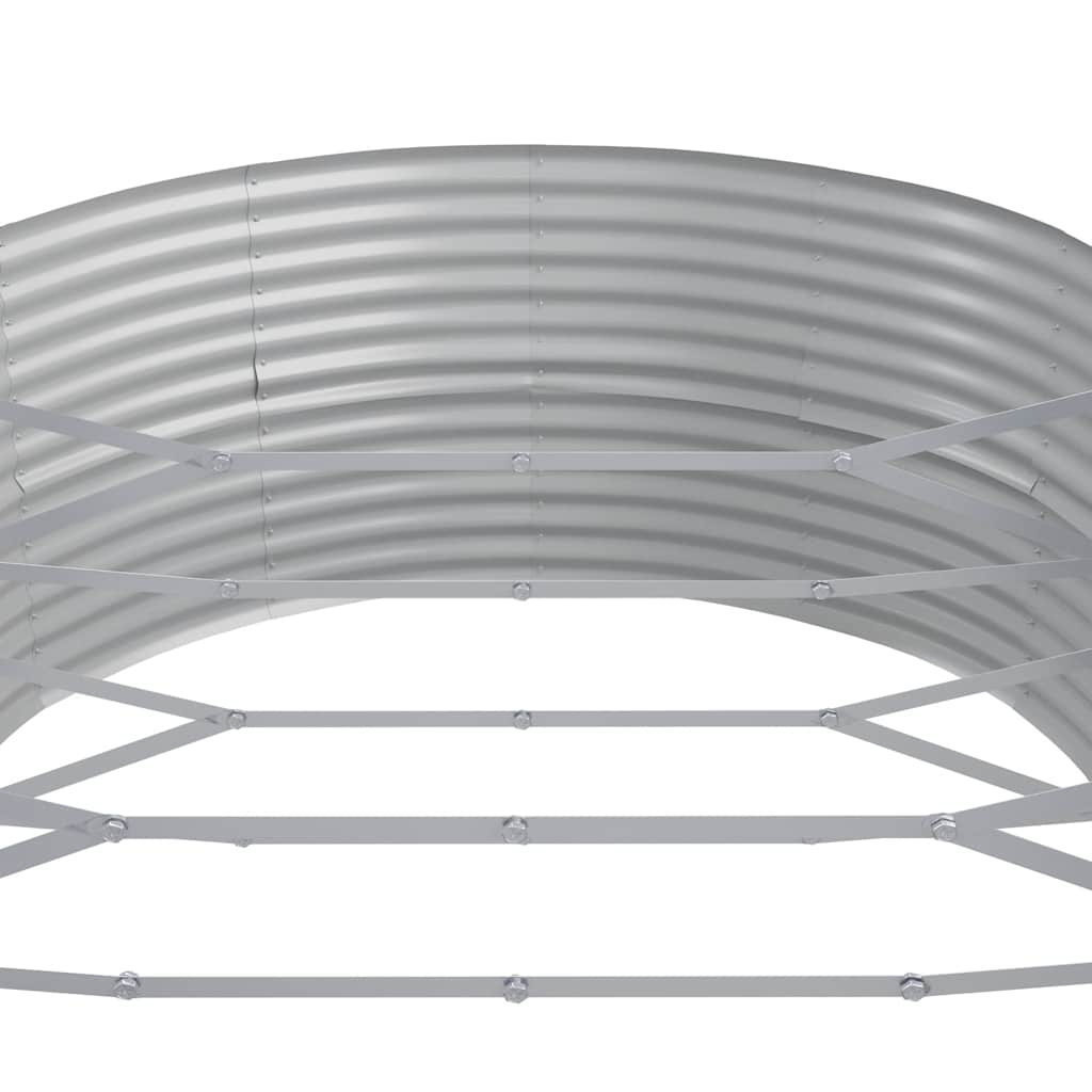 Hochbeet Verzinkter Stahl 544x100x36 cm Anthrazit