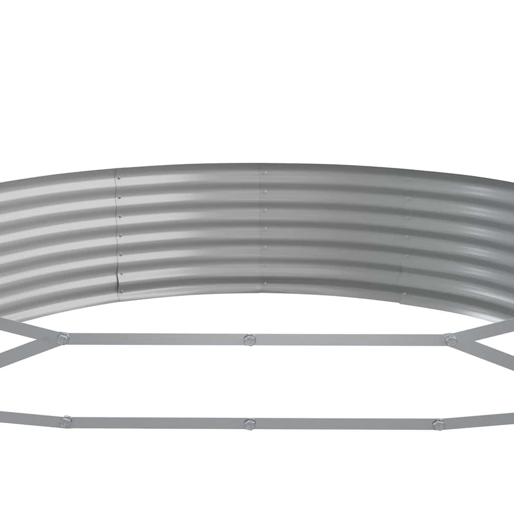 Garten-Hochbeet Verzinkter Stahl 296 x 140 x 36 cm Anthrazit