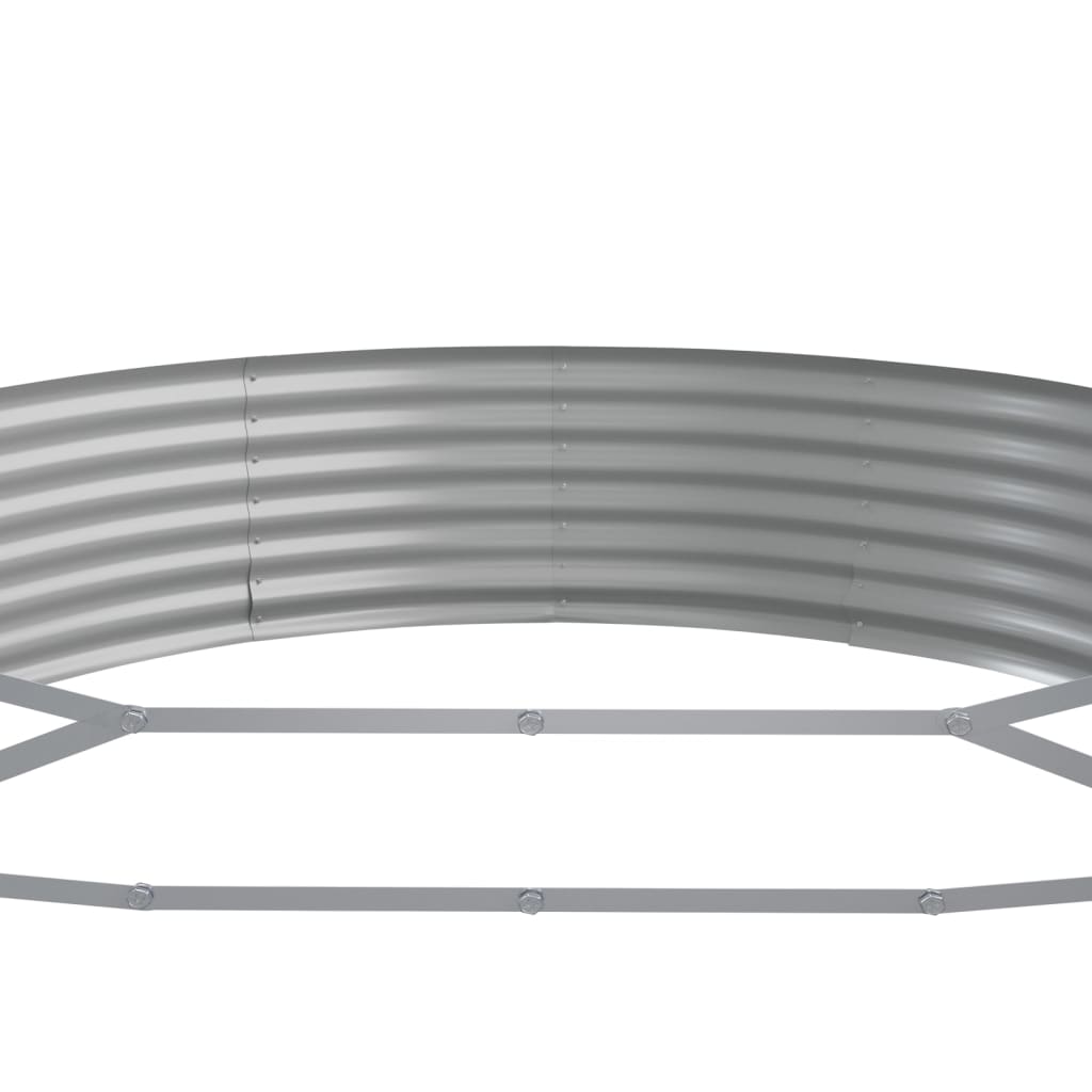Hochbeet Verzinkter Stahl 373x140x36 cm Anthrazit