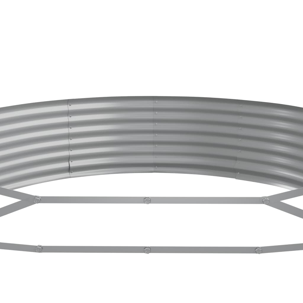 Hochbeet Verzinkter Stahl 450x140x36 cm Anthrazit