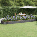 Hochbeet Verzinkter Stahl 523x140x36 cm Anthrazit