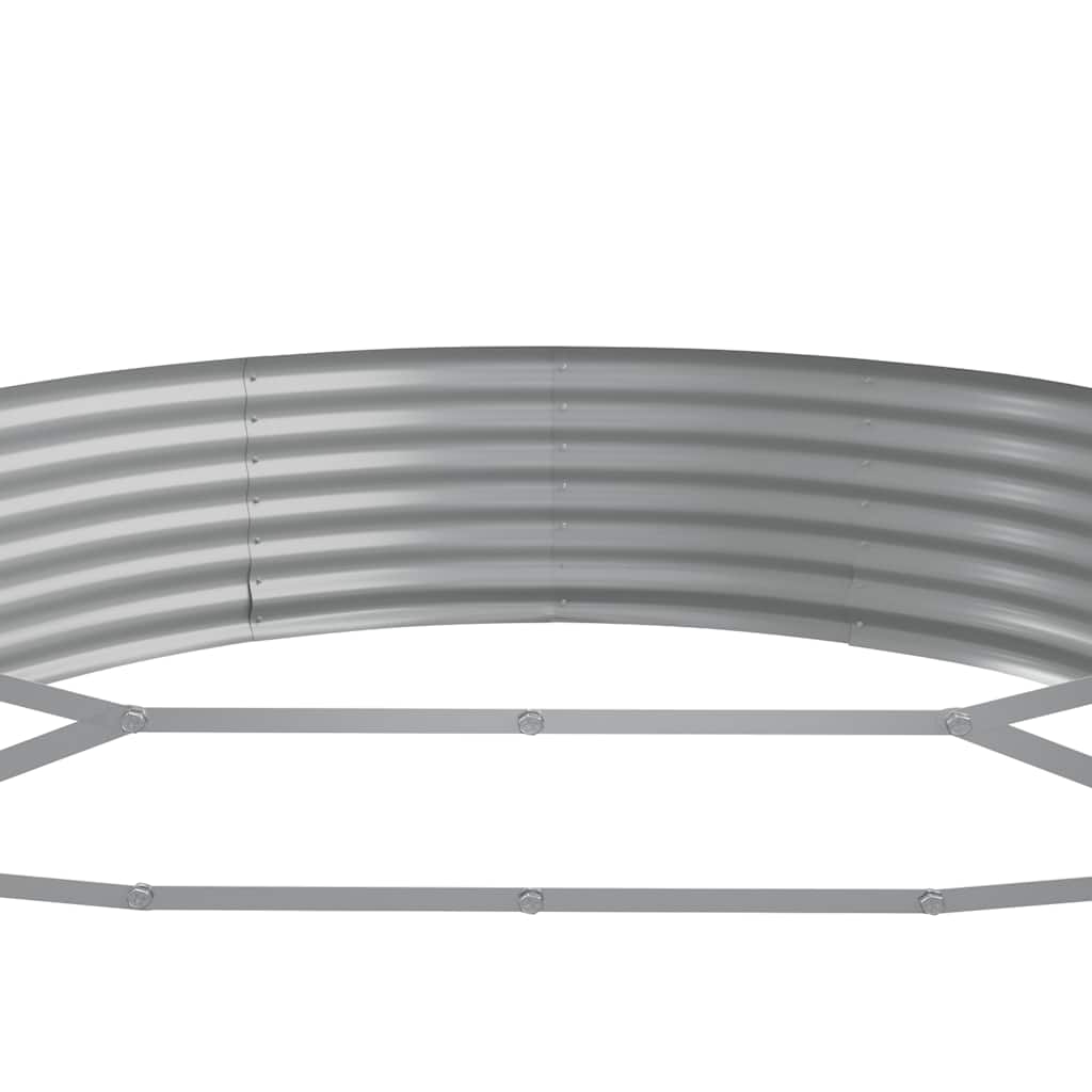 Hochbeet Verzinkter Stahl 600x140x36 cm Anthrazit