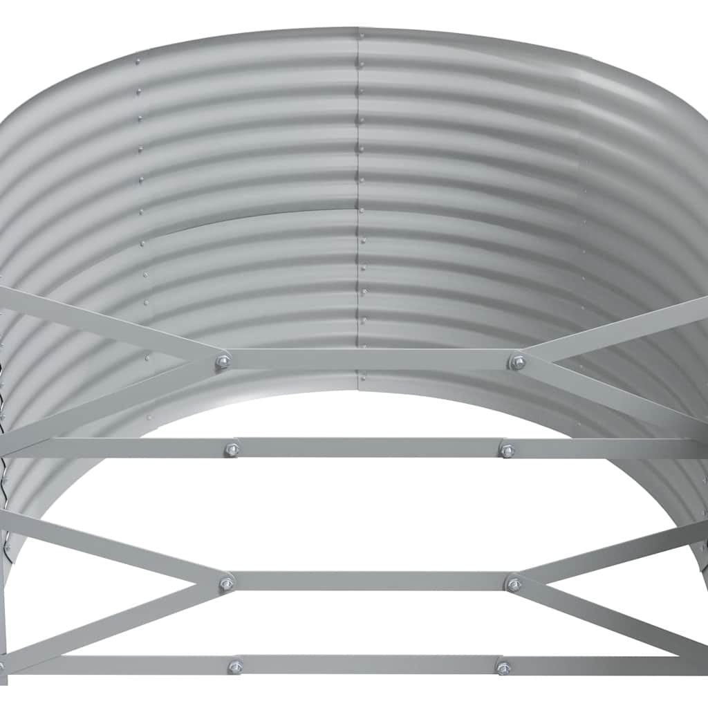 Hochbeet Verzinkter Stahl 249x100x68 cm Anthrazit