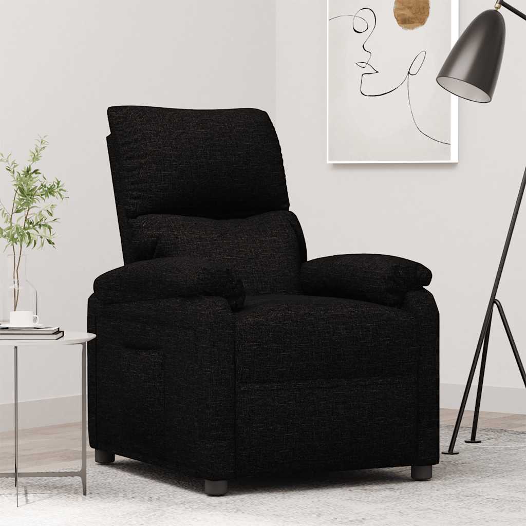 Relaxsessel Schwarz Stoff