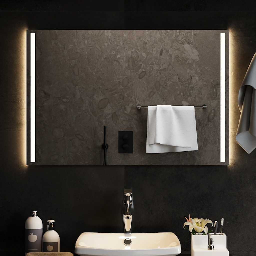 LED-Badspiegel 90x60 cm
