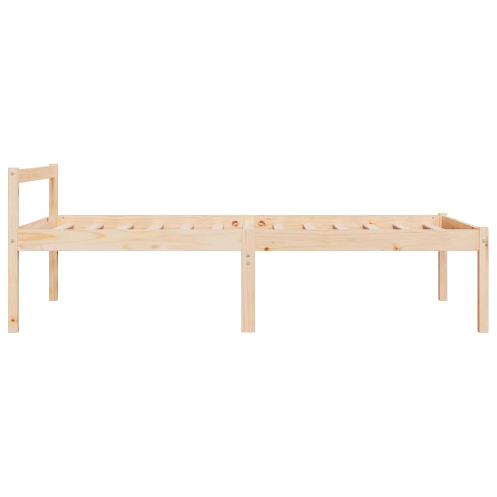 Seniorenbett 90x200 cm Massivholz Kiefer