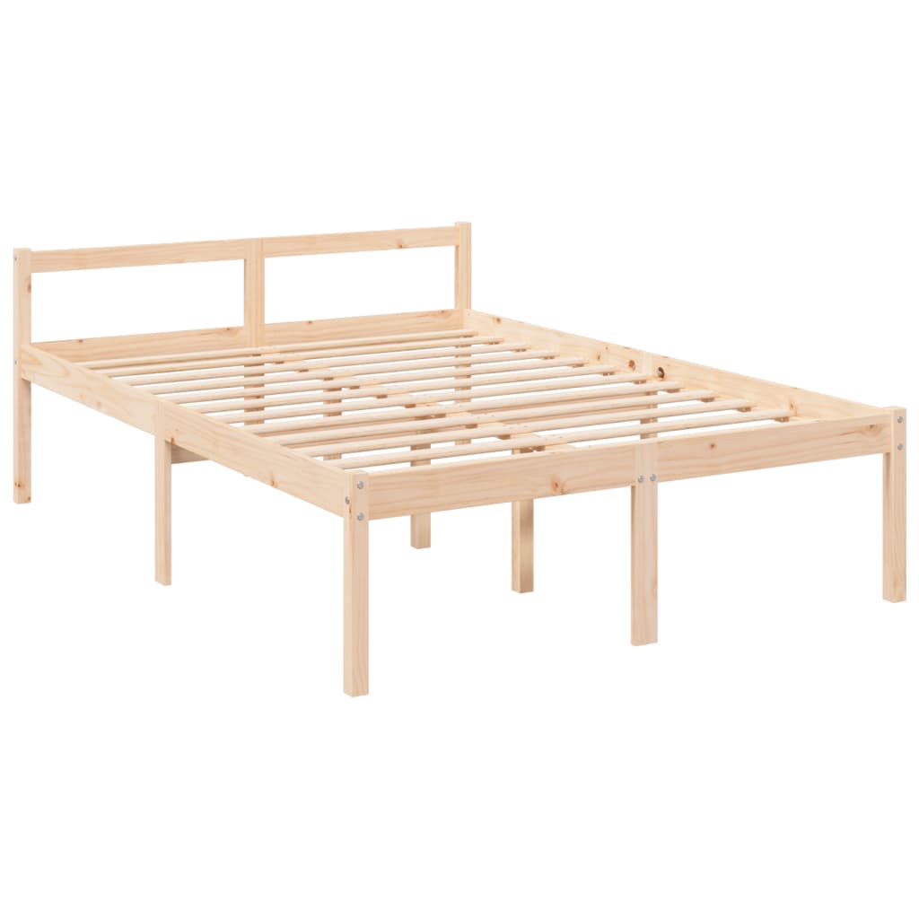 Seniorenbett 120x200 cm Massivholz Kiefer