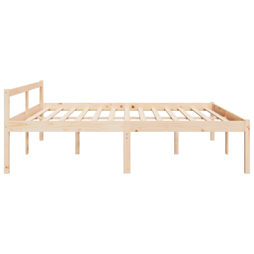 Seniorenbett 200x200 cm Massivholz Kiefer