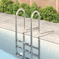 Pool-Leiter 54x38x158 cm Edelstahl 304