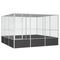Vogelkäfig Anthrazit 302,5x324,5x211,5 cm Verzinkter Stahl