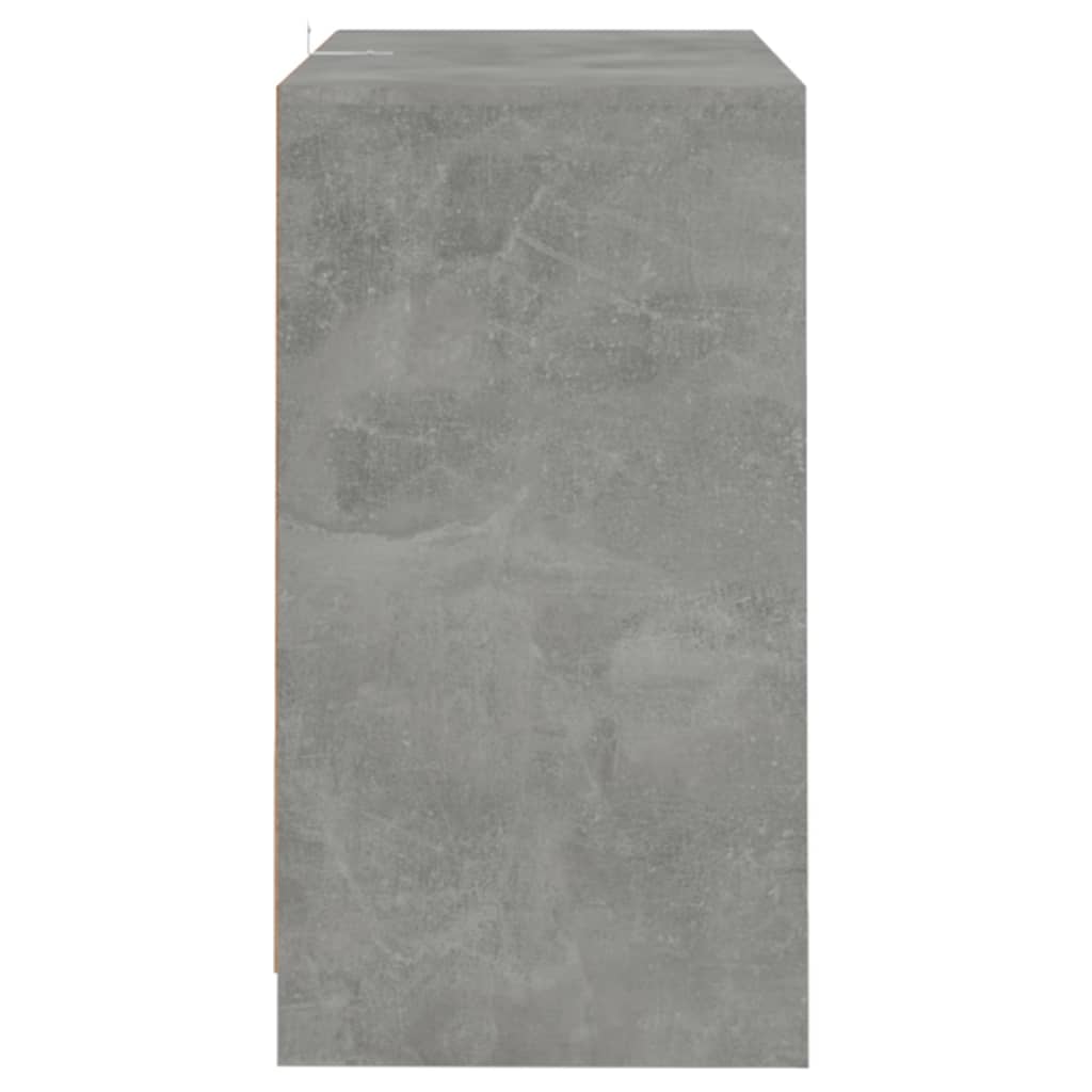 Sideboards 2 Stk. Betongrau 70x41x75 cm Holzwerkstoff