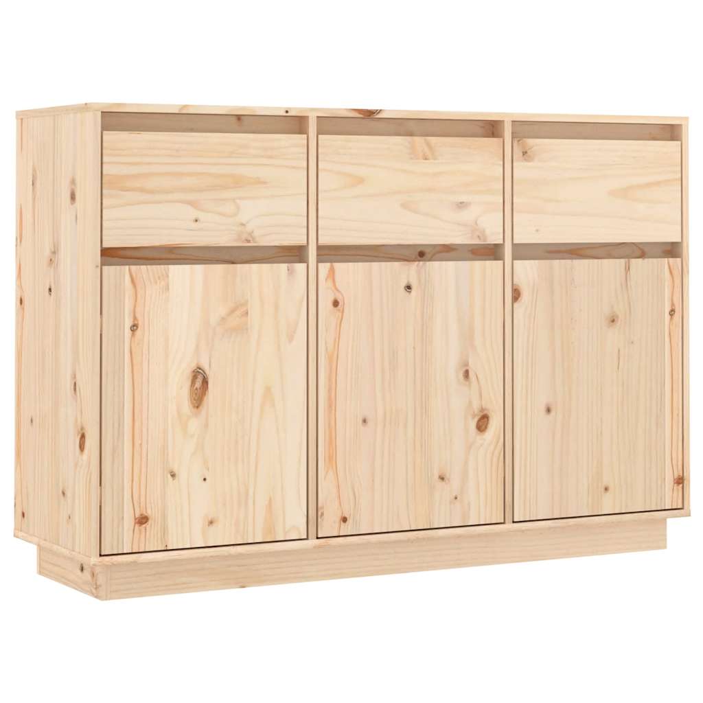 Sideboard 111x36x75 cm Massivholz Kiefer