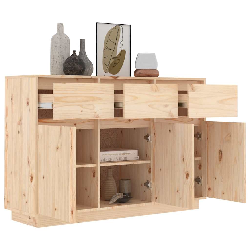 Sideboard 111x36x75 cm Massivholz Kiefer
