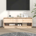 TV-Schrank 110,5x34x40 cm Massivholz Kiefer