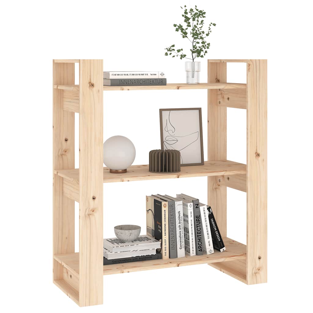 Bücherregal/Raumteiler 80 x 35 x 91 cm Massivholz Kiefer