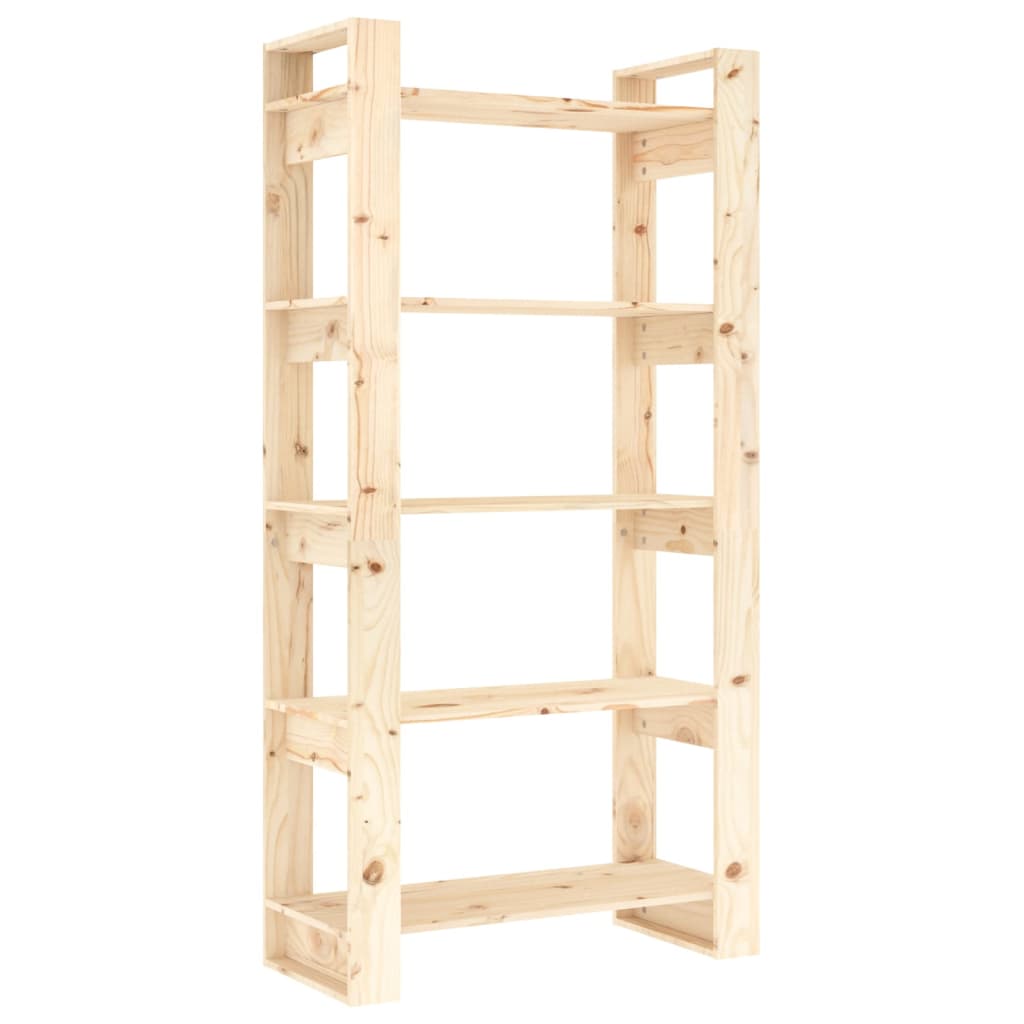 Bücherregal/Raumteiler 80 x 35 x 160 cm Massivholz