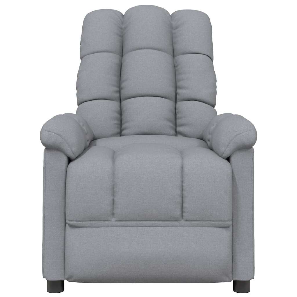 Relaxsessel Hellgrau Stoff