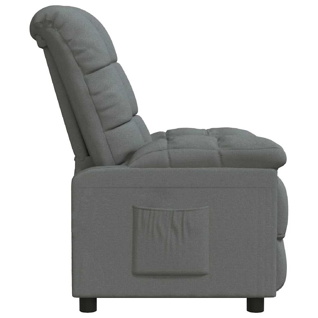 Relaxsessel Dunkelgrau Stoff