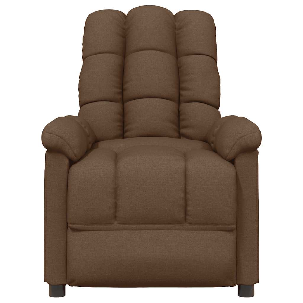 Relaxsessel Braun Stoff