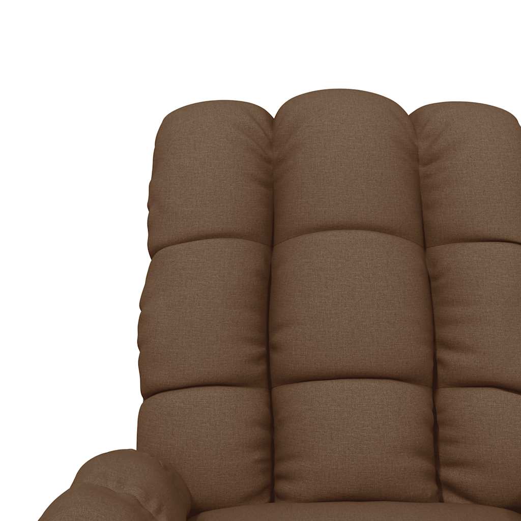 Relaxsessel Braun Stoff
