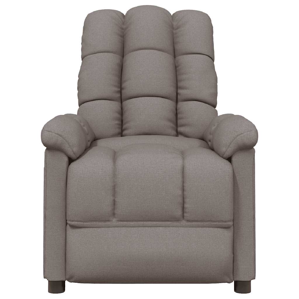 Relaxsessel Taupe Stoff
