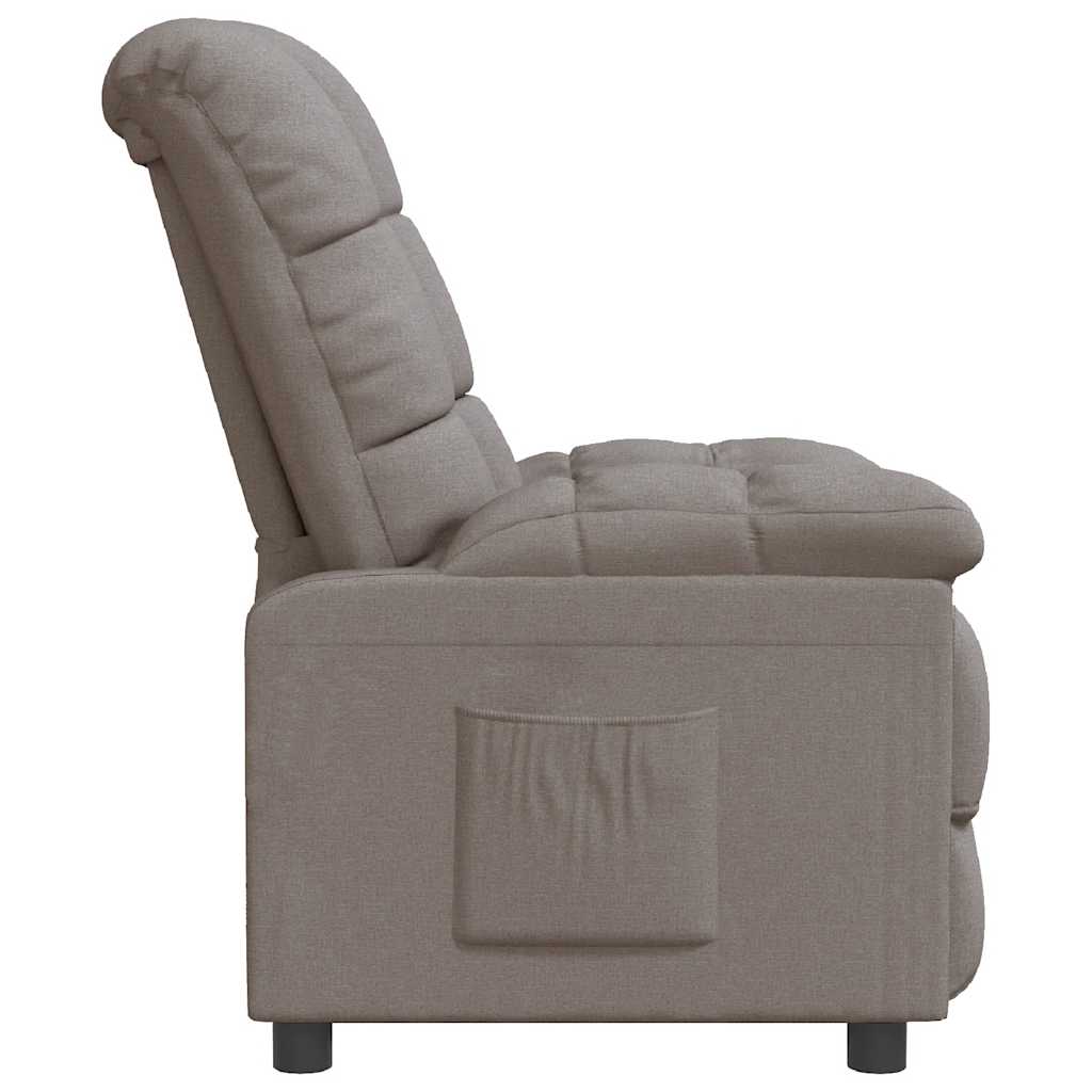 Relaxsessel Taupe Stoff