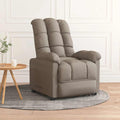 Relaxsessel Taupe Stoff