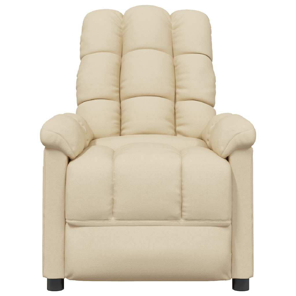 Relaxsessel Creme Stoff
