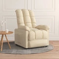 Relaxsessel Creme Stoff