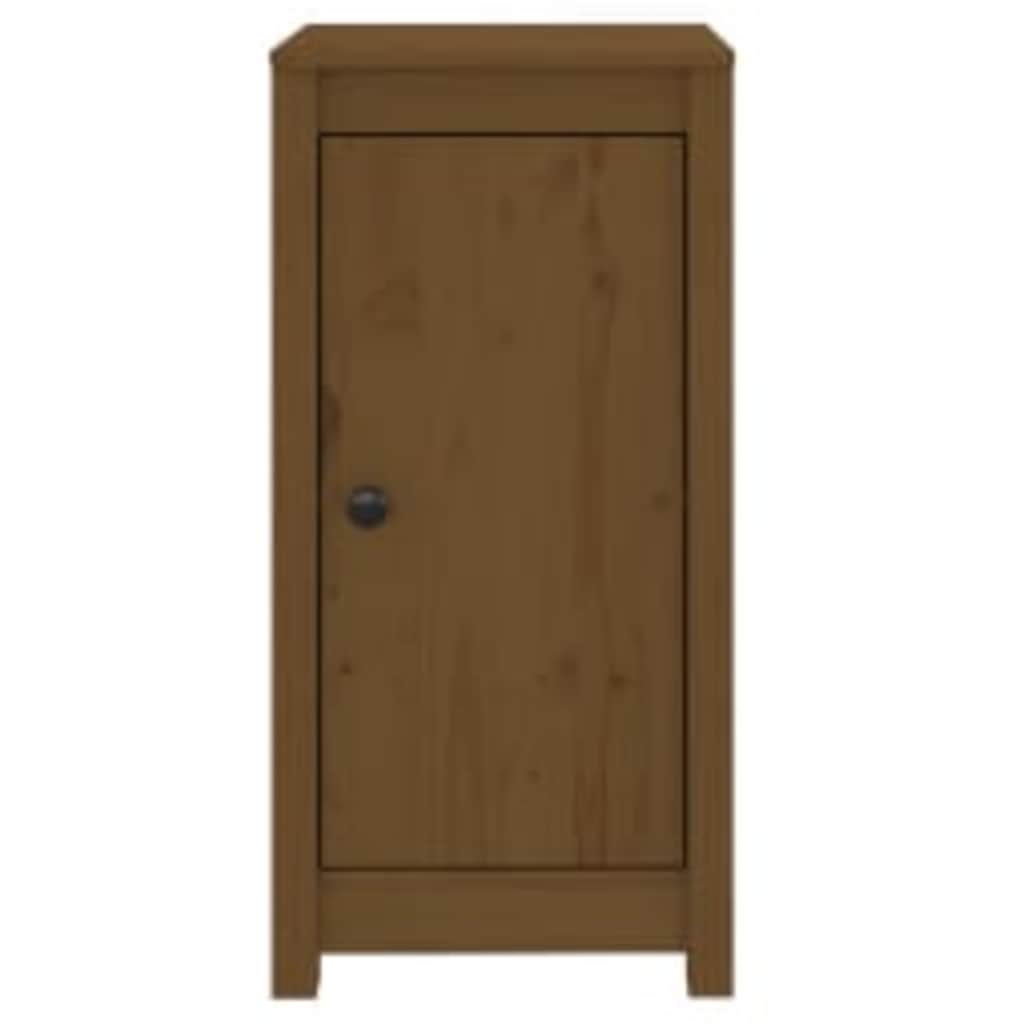 Sideboards 2 Stk. Honigbraun 39x35x80 cm Massivholz Kiefer