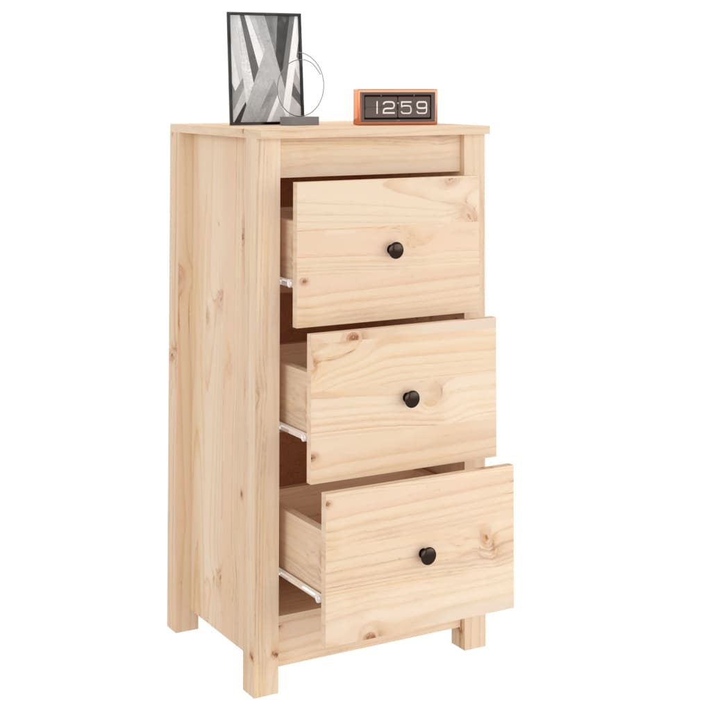 Sideboard 40x35x80 cm Massivholz Kiefer
