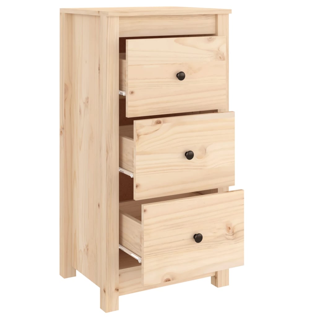 Sideboard 40x35x80 cm Massivholz Kiefer