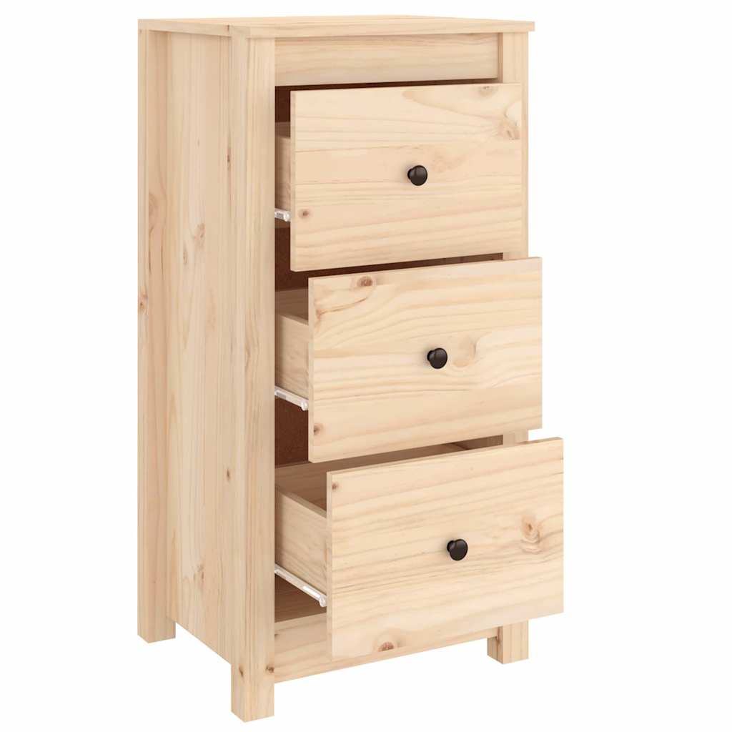 Sideboards 2 Stk. 40x35x80 cm Massivholz Kiefer