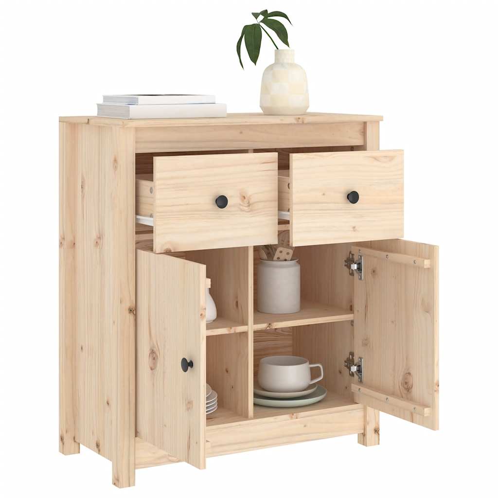 Sideboard 70x35x80 cm Massivholz Kiefer