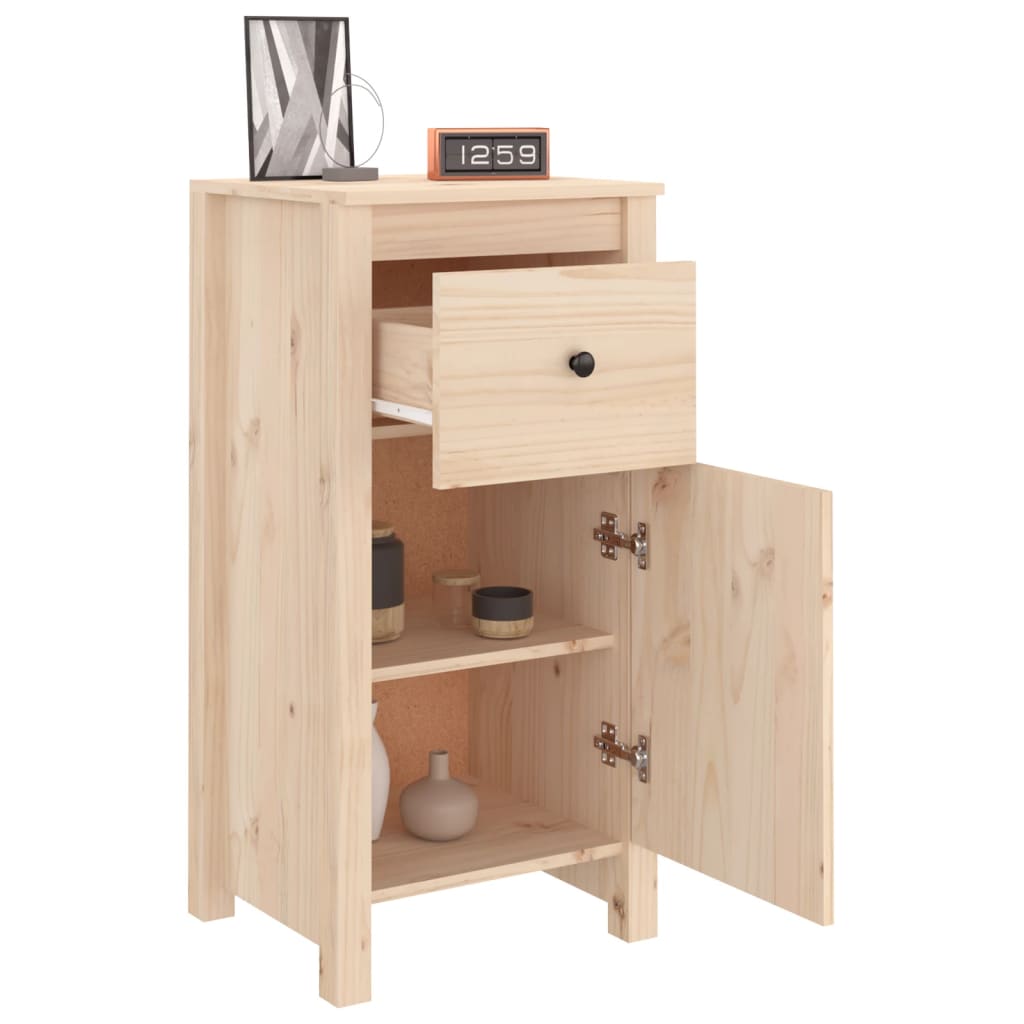 Sideboard 40x35x80 cm Massivholz Kiefer
