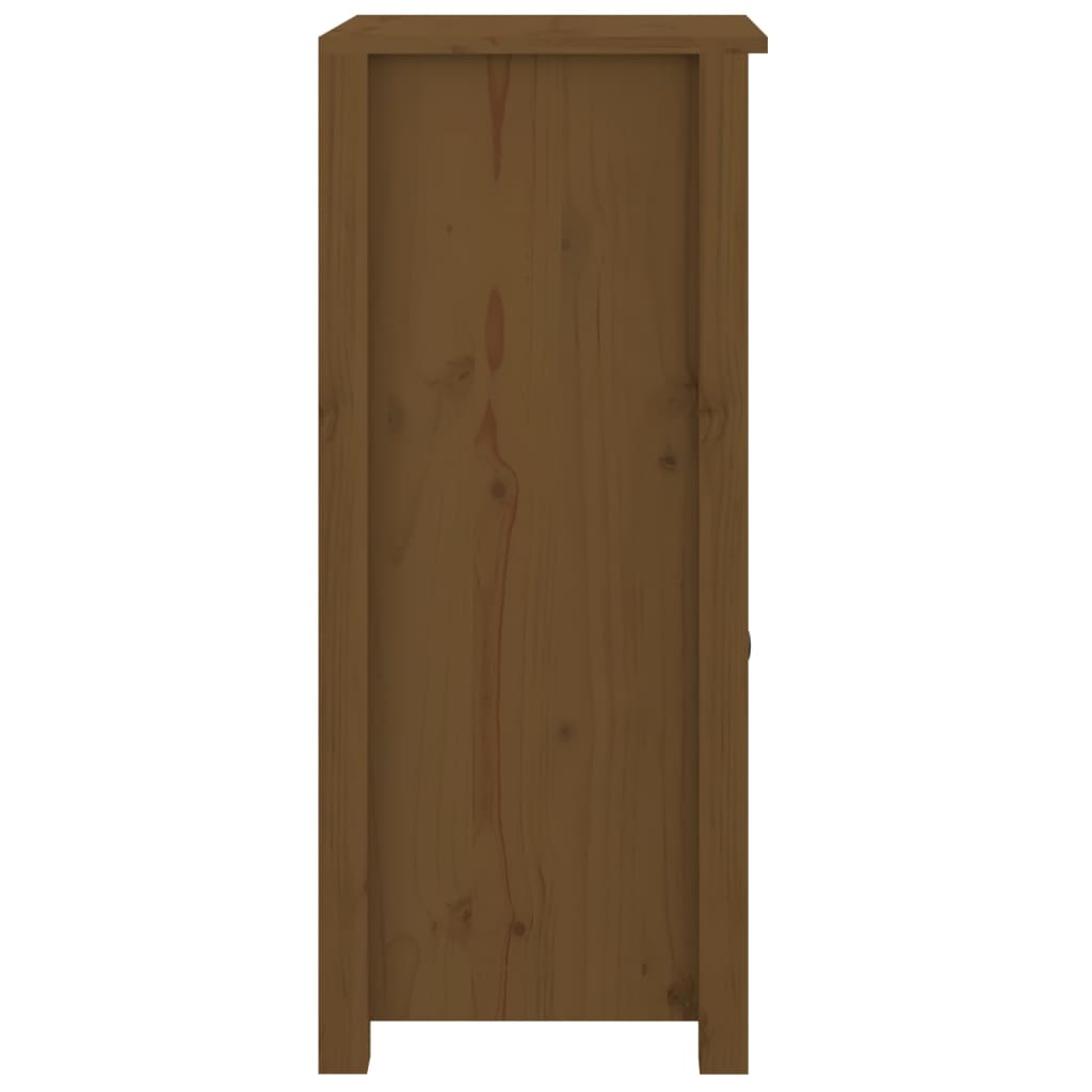 Sideboard Honigbraun 40x35x80 cm Massivholz Kiefer