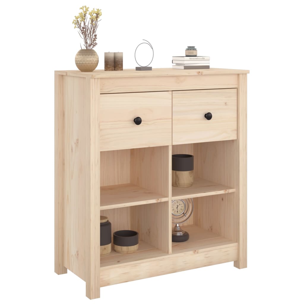 Sideboard 70x35x80 cm Massivholz Kiefer
