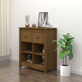 Sideboard Honigbraun 70x35x80 cm Massivholz Kiefer