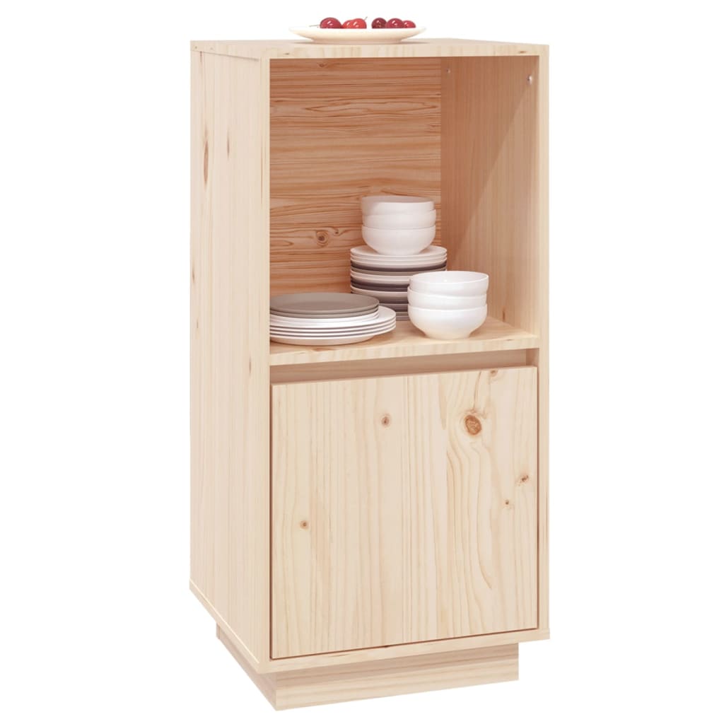 Sideboard 38x35x80 cm Massivholz Kiefer