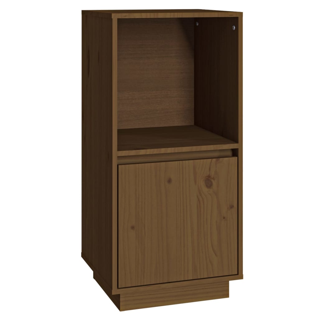 Sideboard Honigbraun 38x35x80 cm Massivholz Kiefer