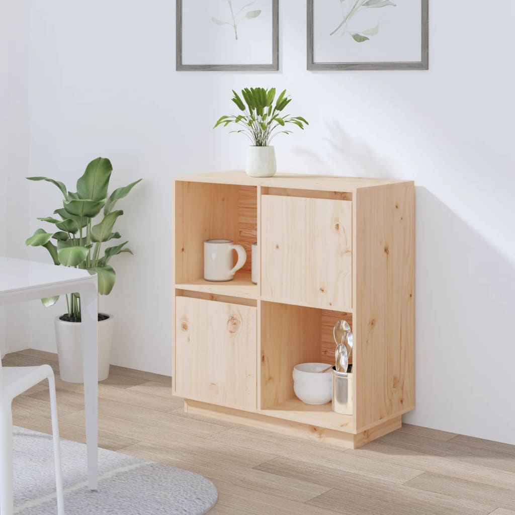 Sideboard 74x35x80 cm Massivholz Kiefer