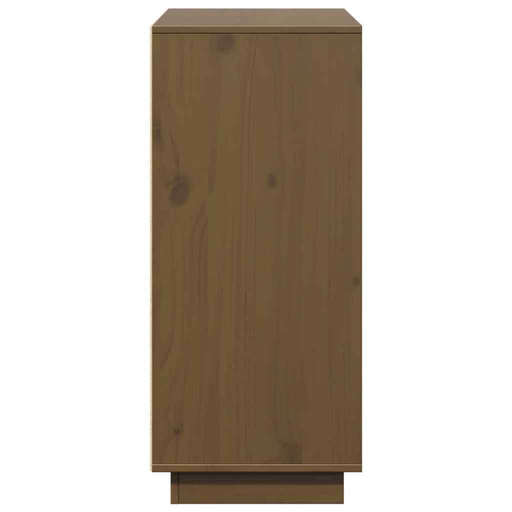 Sideboard Honigbraun 110,5x35x80 cm Massivholz Kiefer